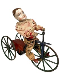 Boy on Velocipede - Clockwork Toy