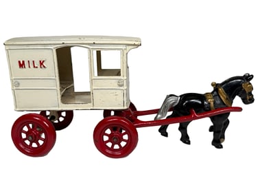 Milk Wagon - Cast Iron Toy