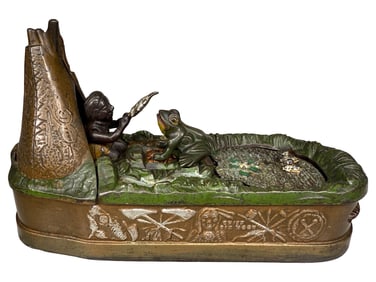 Chief Big Moon - Cast Iron Mechanical Bank