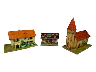 Three Tin Building Banks