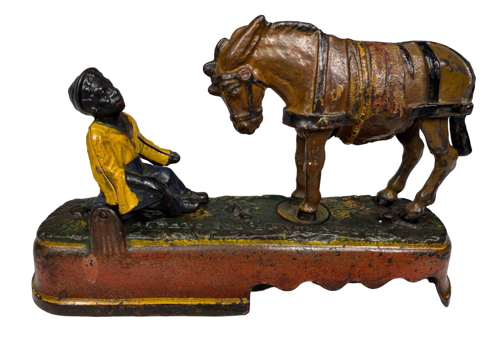 I Always did Spise a Mule - Cast Iron Mechanical Bank: Made by J. & E. Stevens Company. Cromwell, Connecticut - Ca. 1897.