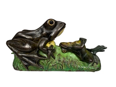 Two Frogs - Cast Iron Mechanical Bank