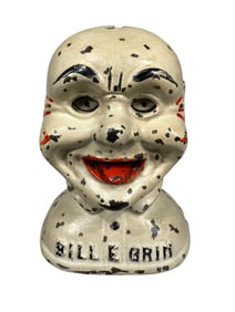 Bill E. Grin - Cast Iron Mechanical Bank