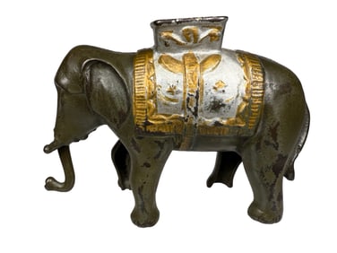 Elephant Swings Trunk Bank