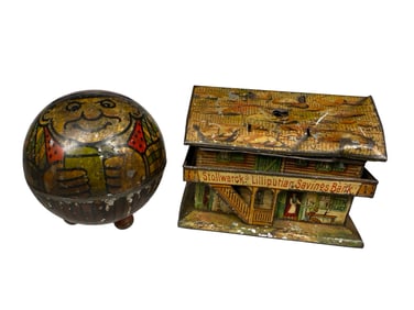 Two Tin German Banks