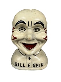 Bill E. Grin - Rare Aluminum Mechanical Bank