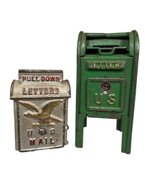 Two Mailbox Banks