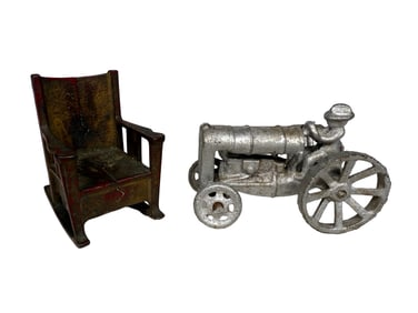 Tractor & Chair - Cast Iron