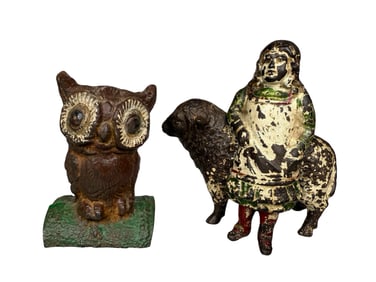Mary & Her Lamb / Funny Owl Banks