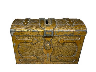 Musical Chest Mechanical Bank