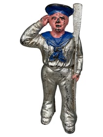 Large Sailor - Cast Iron Bank