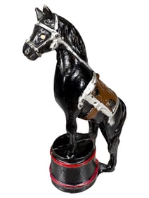 Horse on Tub - Cast Iron Bank