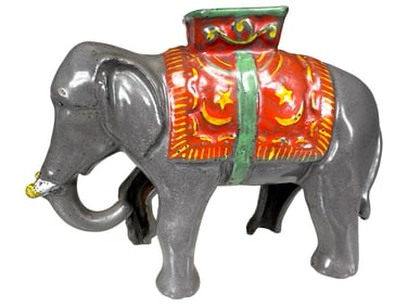Elephant with Howdah - Cast Iron Bank