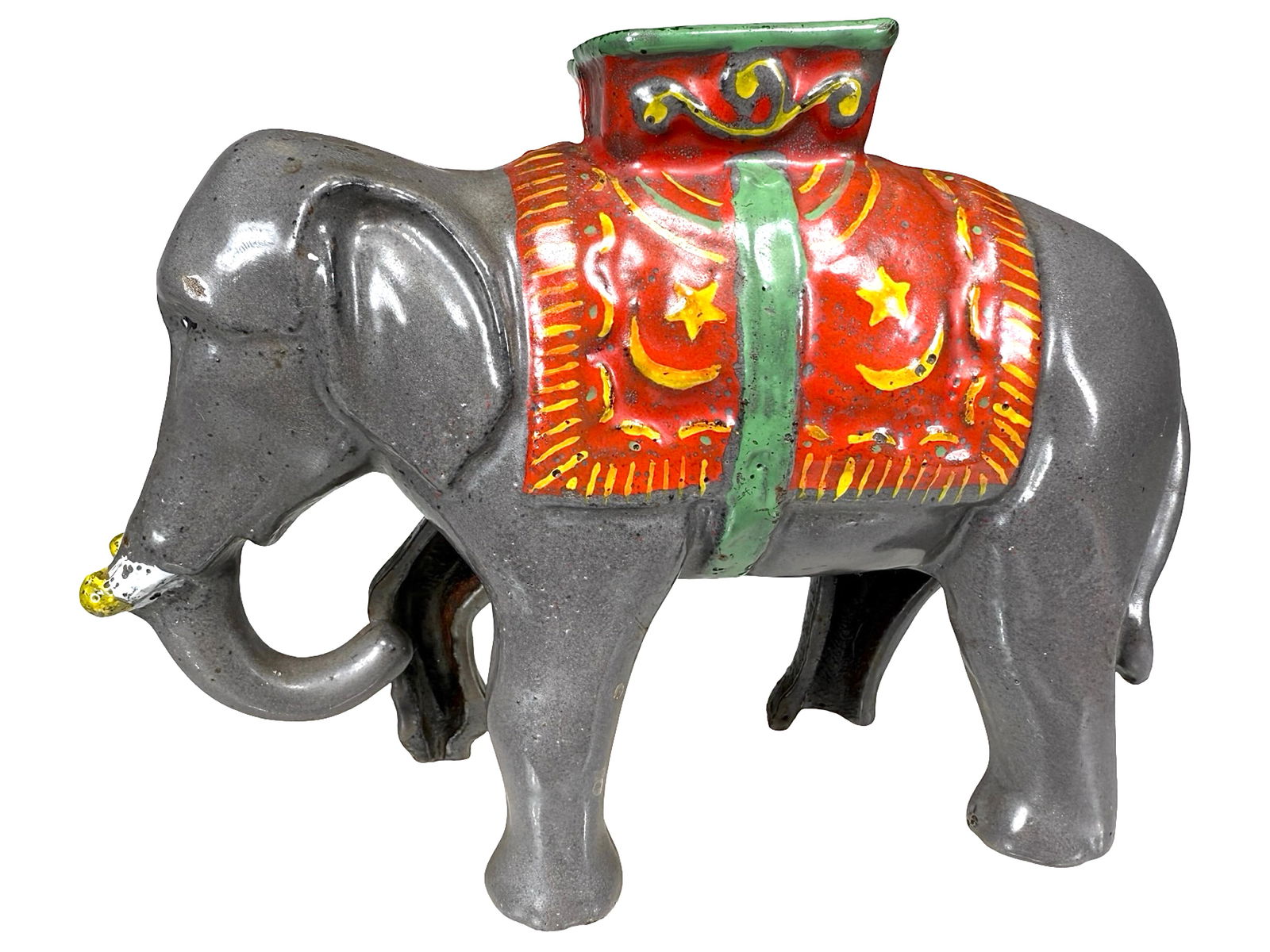 Elephant with Howdah - Cast Iron Bank (1 of 6)