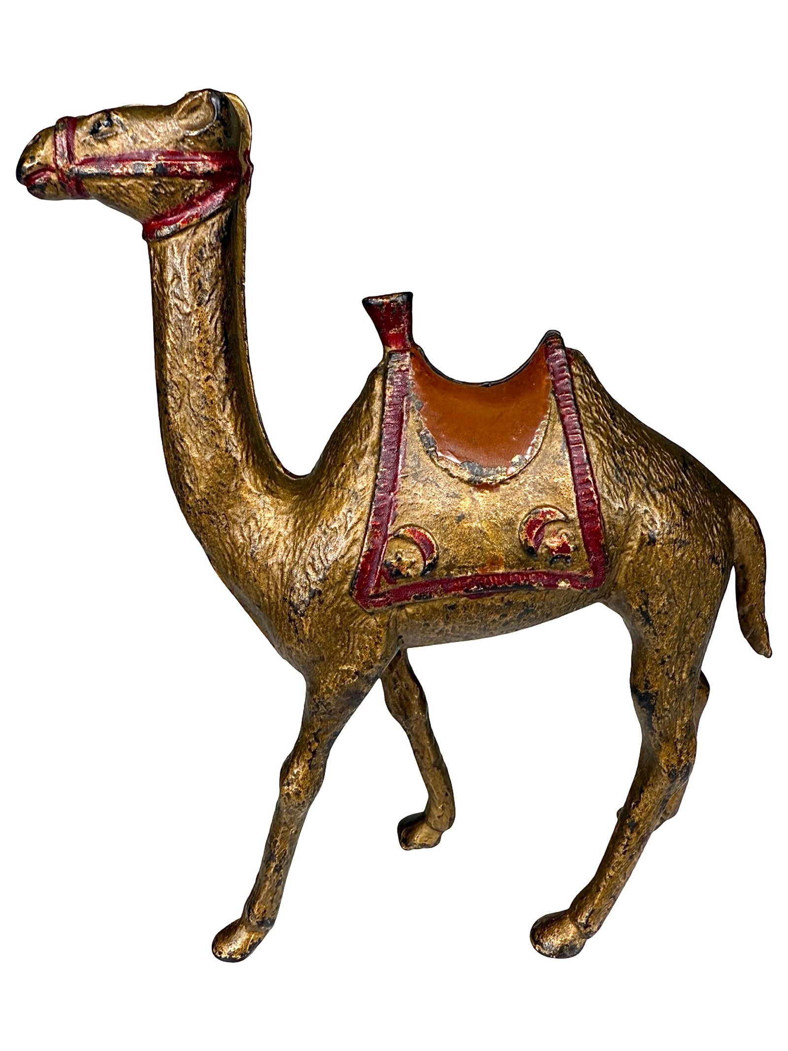 Large Camel - Cast Iron Bank: A. C. Williams Company. Ravenna, Oh. - 1920 - 8" Tall.