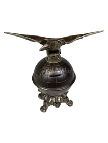 International Eagle on Globe Presented on Ornate Pedestal
