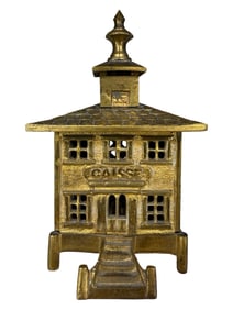 Brass Caisse Still Bank