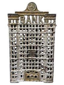 Triangular Building - Cast Iron Bank