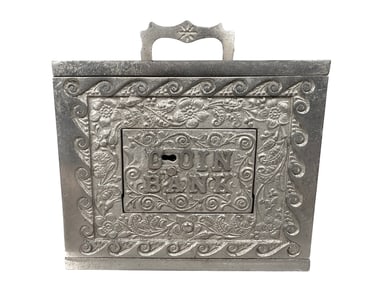 Nickel Plated Coin Bank