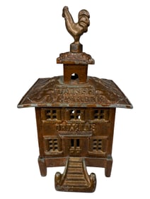 Caisse D'Epargne - Orleans - Copper Painted Lead Bank