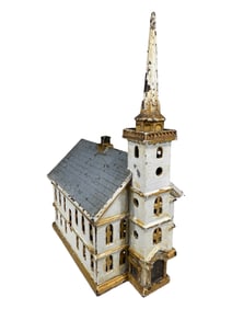 Old South Church Bank - Two-Toned Gray and Gold