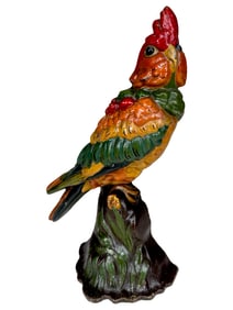 Parrot on Branch Door Stop