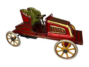 Early Sporty Two Seat Roadster - Windup Toy