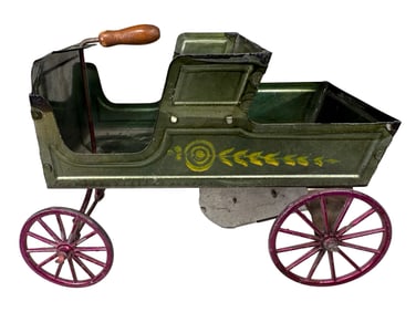 Horseless Carriage with Green Stain
