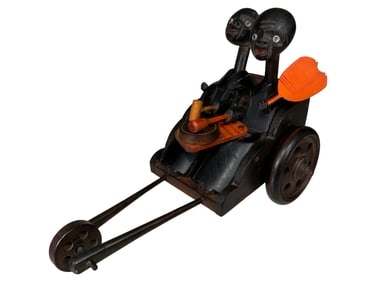 Double Musicians in a Rickshaw Kobe Toy