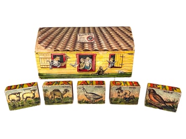 Noah's Ark with Blocks - Paper Litho Toy