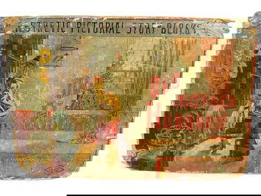 Old Mother Hubbard Pictorial Story Blocks