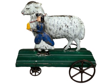Mary and Her Lamb Clockwork Toy