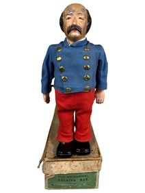 Walking General Butler Clockwork Toy with Box