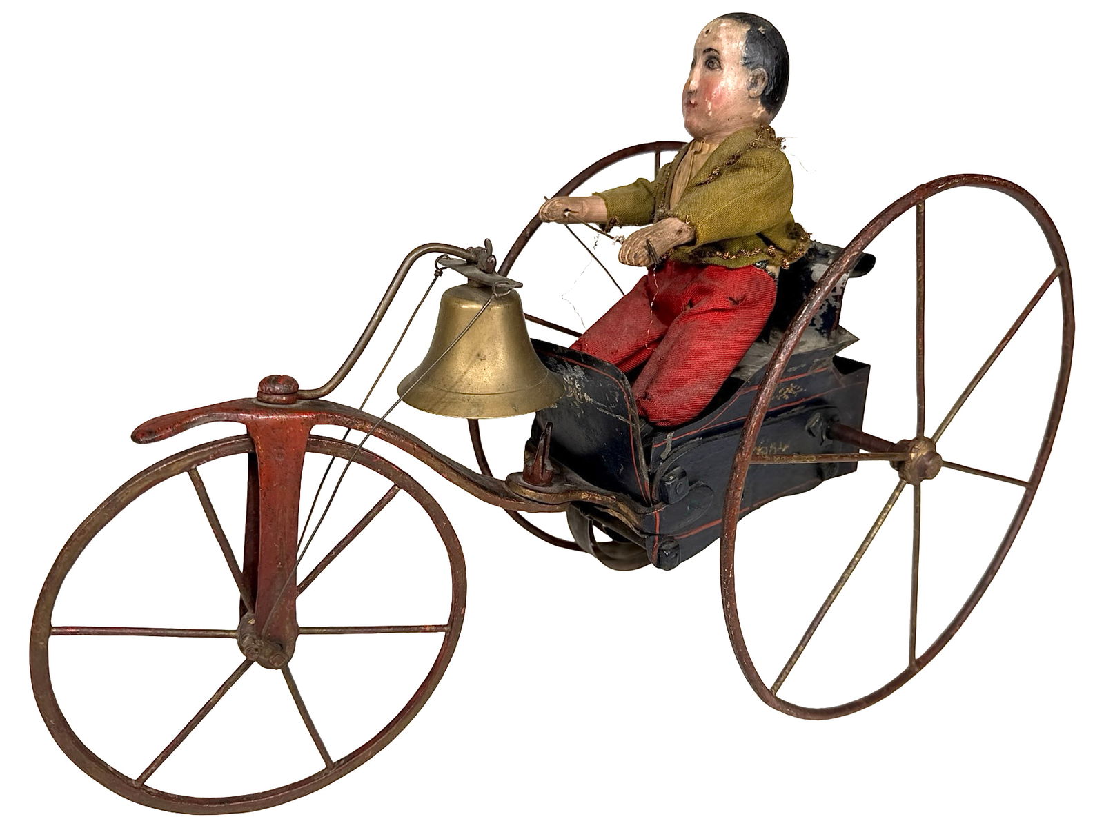 Impressively Scaled Working Patent Model - Prototype for the Iconic Mechanical Tricycle (1 of 14)