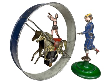 Mechanical Circus Acrobat Hoop