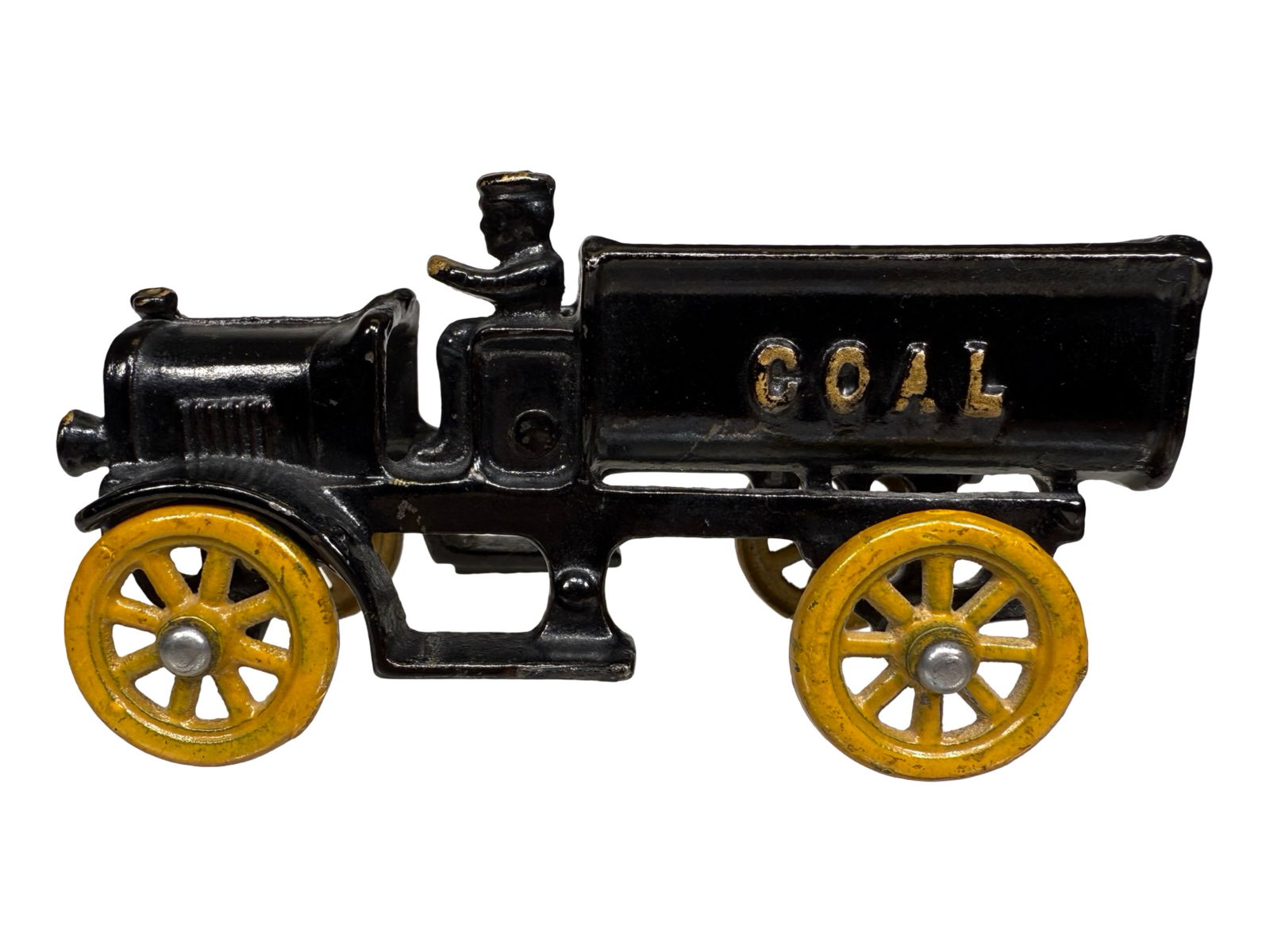 Coal Truck - Cast Iron Toy: Made by Dent Hardware Co. Fullerton, Pa. - 1920 - 5" L.