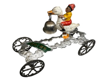 Boy Riding Goose Bell Ringer