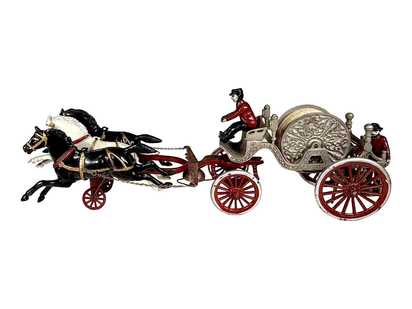 Three Horse Hose Reel - Cast Iron Toy (1 of 15)