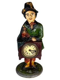Organ Grinder Blinking Eye Clock