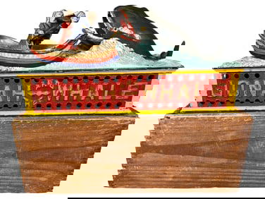 Jonah and the Whale - Cast Iron Mechanical Bank