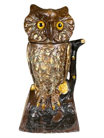 Owl Turns Head - Cast Iron Mechanical Bank