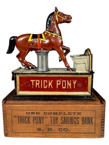 Trick Pony - Cast Iron Mechanical Bank