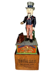 Uncle Sam - Cast Iron Mechanical Bank
