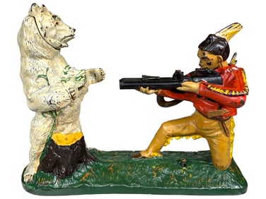 Indian and Bear Bank - Scarce Variant with White Bear