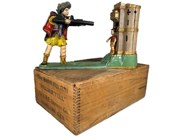 William Tell - Cast Iron Mechanical Bank