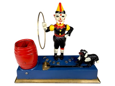Modern Trick Dog - Cast Iron Mechanical Bank