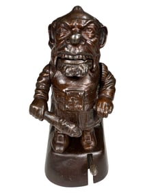 Giant Standing on Rocks - Cast Iron Mechanical Bank