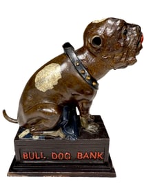 Bull Dog Bank - Blue Blanket Version