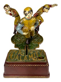 Calamity - Cast Iron Mechanical Bank