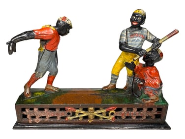 Darktown Battery - Cast Iron Mechanical Bank
